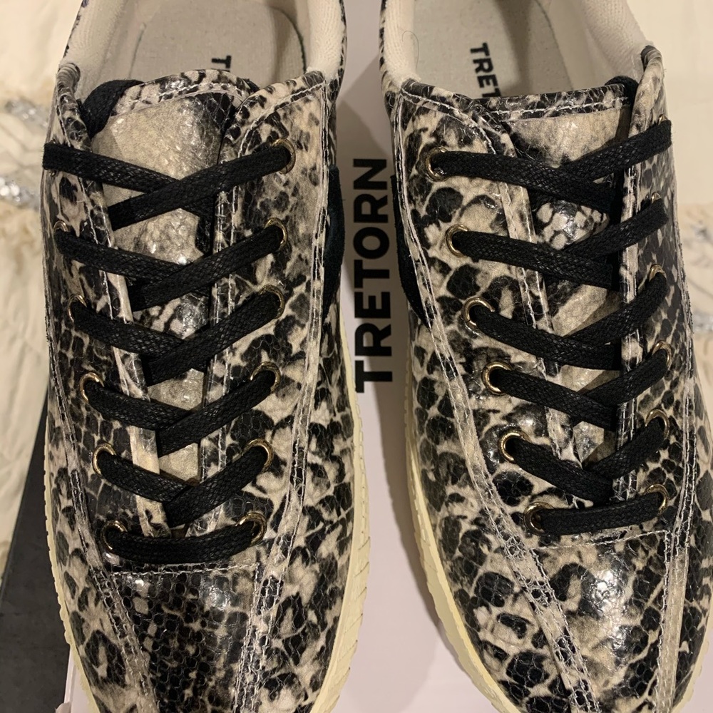 Tretorn Snake-Printed Women’s Sneaker